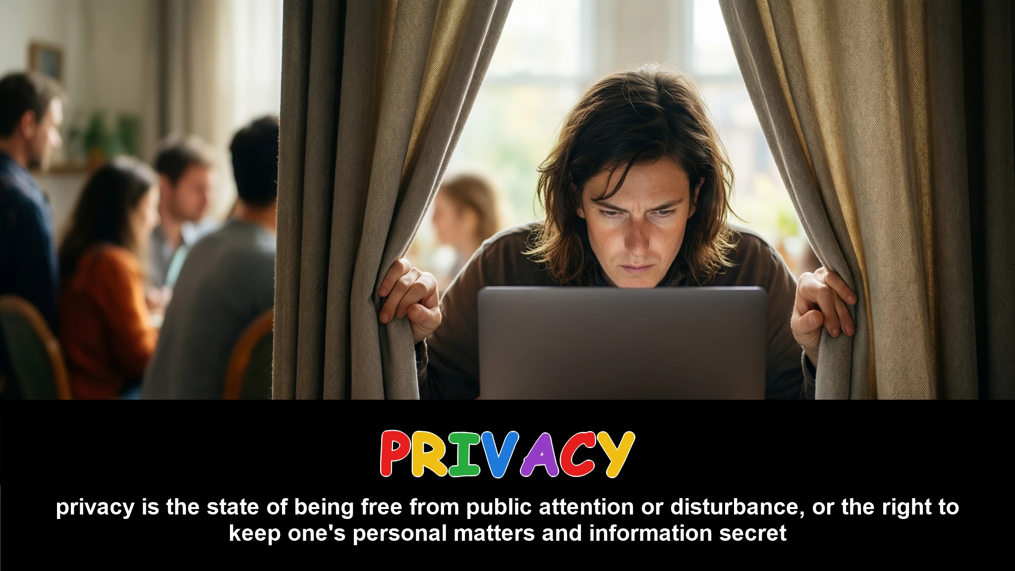 English Illustration for privacy